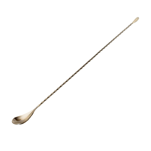 Cuillère à bar en laiton au design moderne, écologique, cuillère à café en laiton, cuillère à mélanger en acier, cuillère à dessert, cuillère à glace - Product Image 1