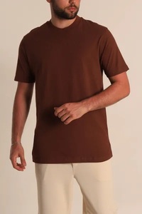 T-shirt Homme Personnalisé à Col Rond et Manches Courtes, Coupe Droite, 100% Coton, Tricot Uni, Séchage Rapide - Product Image 3