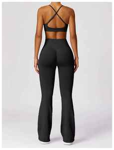 <b>3</b> Piece Yoga Set for Women Customized High Quality Light Weight Womens Workout Leggings Active Wear - Product Image 5