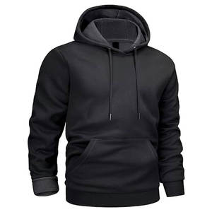 Sudadera con Capucha de Forro Polar Personalizada OEM para Ropa Urbana de Campus, Sudaderas con Capucha para Hombre con Detalles Minimalistas de Estilo Urbano - Product Image 2
