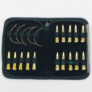 Clips para Seccionar el Cabello Más Vendidos, Clips de Acero Sostenible con Baño de Oro, Clips para Sujetar el Cabello con Logotipo Personalizado, Agujas en Forma de C, Clips para Extensiones de Cabello - Product Image 1