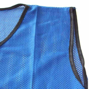 <b>Blue</b> <b>Mesh</b> Sports Vest Unisex Sleeveless Breathable Jersey Adult All Seasons Regular Fit Round Neck Tank <b>Top</b> - Product Image 4
