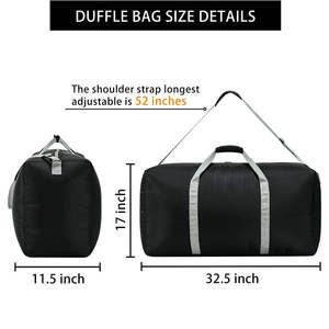 RELICSTAR CARPORATION Large Capacity Tactical Duffle Bag Heavy Duty Nylon Camo <b>Travel</b> <b>Holdall</b> Model RSC-DG-065 - Product Image 5