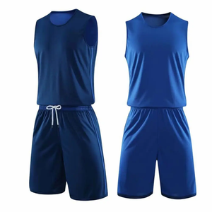Uniformes Personalizados Baratos, Camiseta de Baloncesto Reversible 100% Poliéster, Transpirable, Tallas Grandes, Conjunto de Uniforme de Entrenamiento - Product Image 2