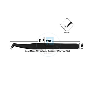Pince à épiler pour extensions de cils en acier inoxydable robuste, écologique et au style unique - Product Image 4