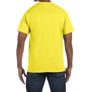 T-shirt unisexe de qualité supérieure, couleur unie, écologique, col rond, manches courtes, coupe classique, tendance, prix de gros, pas cher, pour hommes - Product Image 2