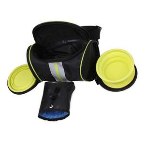 Ultimate Hands-Free Waistband Pouch Belt for Travel <b>Carrying</b> Food and <b>Water</b> for Pets - Product Image 1