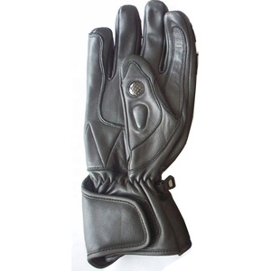 Cow Hide Leather Full Finger Racing <b>Gloves</b> <b>Touchscreen</b> Compatible UV Protection Windproof Waterproof Breathable Non-Slip - Product Image 3