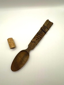 Cuillère à thé en bois durable, cuillère doseuse à café et sucre faite à la main, ustensile de cuisine naturel - Product Image 4