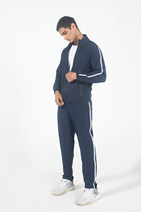 Survêtement décontracté deux pièces pour homme, de haute qualité, avec logo personnalisé, respirant, pour le sport et le jogging, avec techniques d'impression - Product Image 5