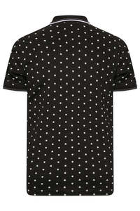 เสื้อเชิ้ตแขนยาวสีดำสำหรับผู้ชาย คอกลม ผ้าฝ้าย 100% ทรงปกติ สไตล์ลำลอง ผ้าถัก แห้งเร็ว ระบายอากาศได้ดี มีโลโก้ด้านหน้า - Product Image 6