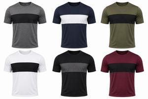 เสื้อยืดคอกลมแขนสั้นผู้ชายรุ่นฮิต ผ้าเจอร์ซีย์ถักน้ำหนัก 180 กรัม ทรงปกติ เป็นมิตรกับสิ่งแวดล้อม ผลิตจากโพลีเอสเตอร์ 100% ลวดลายเรียบง่าย สวมใส่สบาย - Product Image 6