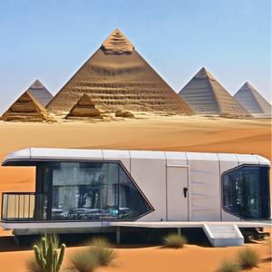 Gran oferta, Mini casa moderna <span class=keywords><strong>de</strong></span> cápsula espacial, contenedor plegable Modular prefabricado portátil para uso en baño o supermercado - Product Image 2