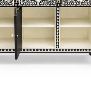 ILAHI's Bone Inlay <b>Drawer</b> Modern Design Agate Detailing <b>Storage</b> Portable Home Furniture - Product Image 1