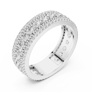 Store Stare 10K Juego de anillos de novia Estilo solitario clásico con piedras CZ - Product Image 2