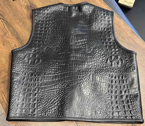 SANCHAL INTERNATIONAL 2026 Breathable Corduroy Men Genuine Vintage Customized Color Summer Safari Leopard Pattern <b>Wool</b> <b>Vest</b> - Product Image 2