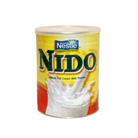 Vente en gros de poudre de lait Ni-do Red Cap de haute qualité, pureté de 99%, emballage en vrac, lait Ni-do 400g 900g 1800g 2500g