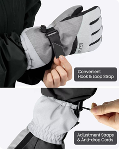 Gloves Rechargeable <b>Battery</b> <b>Heated</b> Microfiber Gloves Mittens Sports Gear Snowboarding Winter Warm - Product Image 6