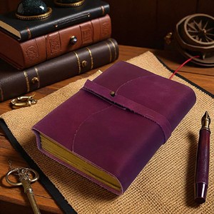 Ensemble de carnets en cuir faits à la main, carnets de voyage personnalisés, ensemble de carnets lignés, cadeau d'écriture haut de gamme pour hommes, femmes et écrivains - Product Image 3