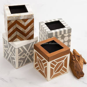 ROYAL ARTISANS Luxury Resin Inlay <b>Bakhoor</b> Burner Set with Tray and <b>Oud</b> Storage Box Ramadan Gift - Product Image 5