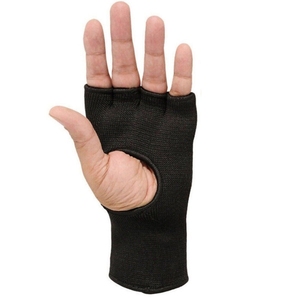 hand supports gloves boxing inner gloves without padding black - Product Image 2