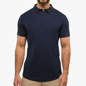 Camisetas Polo para Hombre de Alta Calidad, Camiseta Polo de Algodón con Diseño Sólido y Manga Corta, Calidad de Marca - Product Image 5