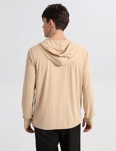 Chemises de sport pour hommes à manches longues en tricot, demi-zip, respirantes, compressives, avec logo sur le devant pour l'entraînement physique - Product Image 6