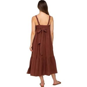 Robe ample d'été pour femmes enceintes, robe longue de maternité, robe d'allaitement en coton - Product Image 2