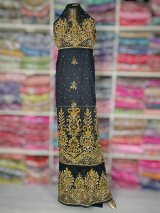 Envoltorios africanos de George indios hechos a mano, ropa tradicional y elegante, Diseño Artesanal para envoltorios de mujeres nigerianas - Product Image 5