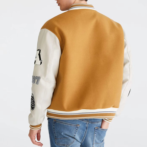 Veste d'hiver pour homme de qualité supérieure, nouvelle mode, coupe ajustée, style Lettermen personnalisé, veste d'hiver durable pour homme - Product Image 5