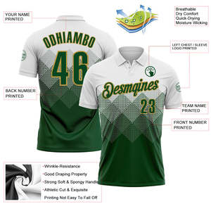 Proveedor de Camisetas de Polo Deportivas, Tela de Alto Rendimiento que Absorbe la Humedad, Uniforme de Equipo Personalizado, Venta al por Mayor OEM - Product Image 3
