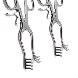 เครื่องมือผ่าตัดสัตว์แบบมือจับสบาย พร้อมที่กดลิ้น ทำจากสแตนเลส ยี่ห้อ Wieder Veterinary Manual Surgical Retractor - Product Image 1