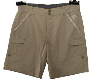 Short Cargo Décontracté pour Homme 100% Coton Spandex Sergé Tissu Bouton Taille Fermeture Éclair BD Motif Solide Direct Anti-Rides Teint Uni - Product Image 1