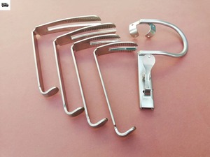 Ensemble d'ouvre-bouche Davis Boyle avec 4 lames de tailles 2,5'', 3'', 4'', 4,5'' pour chirurgie orale ORL CE ISO - Product Image 1