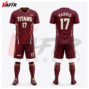 Maillots de football personnalisés Vafir Industries 2026 en gros - Haute qualité 100% polyester 160g Col ras du cou Unisexe Séchage rapide Respirant - Product Image 5