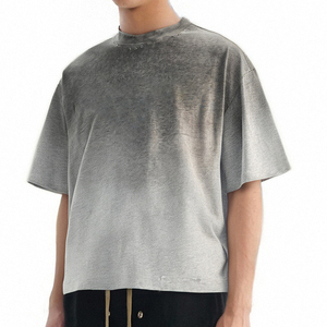 เสื้อยืดผู้ชายทรงปกติ ผ้าฝ้าย 100% น้ำหนัก 280 กรัม เป็นมิตรกับสิ่งแวดล้อม ระบายอากาศได้ดี แห้งเร็ว สวมใส่สบาย แขนสั้น - Product Image 1