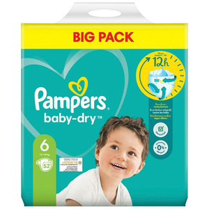 Pañales para Bebé Pampers de Todos los Tamaños |   Pañales desechables para bebés en venta - Product Image 4
