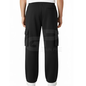 Pantalon large pour homme, coupe ample, design élégant, matière respirante, parfait pour les sorties décontractées et le streetwear - Product Image 4