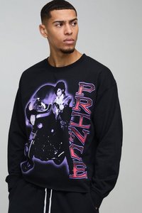 Sudadera Bane con Estampado, Cuello Redondo, Unisex, Corte Regular, Color Gris Oscuro, Algodón, Estilo Casual, para Invierno, Secado Rápido, Lavado Ácido - Product Image 6