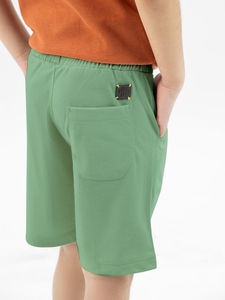 Pantalones Cortos Lisos hasta la Rodilla para Hombre, con Cordones Ajustables, Corte Regular, Tela Transpirable, Precios al por Mayor - Product Image 3