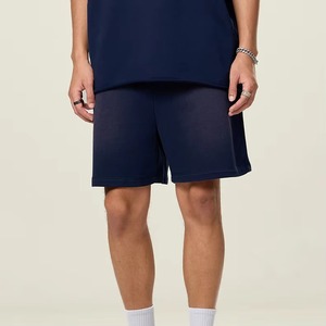 Shorts en molleton de coton en gros, fabricant OEM de marques privées, broderie de logo personnalisée, fournisseur de vêtements décontractés haut de gamme - Product Image 3