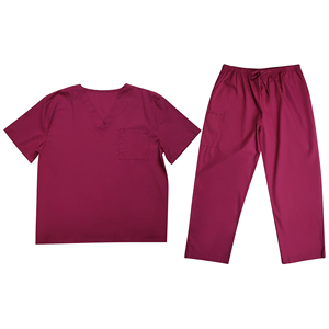 Conjunto de Uniforme Médico Unisex para Hospital, Pantalones y Blusa de Algodón y Poliéster, Diseño Moderno con Logotipo - Product Image 2