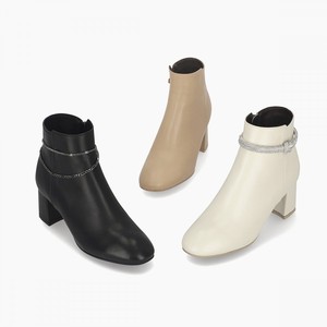 ELCANTO-Botines de Piel Auténtica para Mujer, 6cm, Diseño de Corea, ELCANW131 - Product Image 1