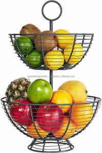Round Banana Hanging Tableware and Kitchenware <b>Storage</b> Fruits <b>Wire</b> <b>Baskets</b> - Product Image 3