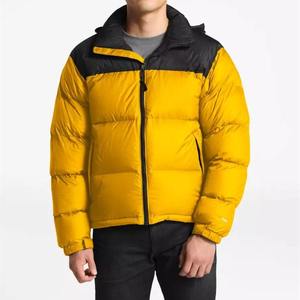 2026 Hot Fashion the Winter Men Coat Custom Down <b>Jacket</b> Custom Shoulder <b>Patchwork</b> Plus Sized Puffer Down <b>Jacket</b> for Men - Product Image 3