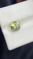 Piedra de Tanzanita Natural Certificada, Sin Calentar, de Color Bio, Corte Cuadrado Cojín, Excelente Color, Zoisita Natural, 2.25 Quilates, Limpia con Lupa