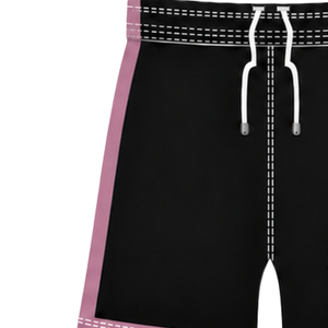 Black and Dusty <b>Pink</b> Football <b>Shorts</b> Breathable Athletic Team Training Uniform Quick Dry Sportswear Elastic Drawstring Waist - Product Image 4