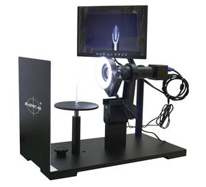 High Quality IV Cannula Inspection Microscope 10-Inch HD LCD Screen <b>LED</b> <b>Ring</b> <b>Light</b> 1-Year Warranty OEM Operating Buttons - Product Image 2