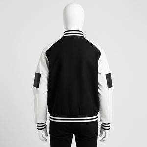 2025 USA College Wear Letterman Varsity Jacket Custom Logo Baseball Jacket Snap Button Closure and Ribbed Cuffs Varsity Jackets - Product Image 2