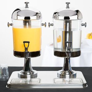 เครื่องจ่ายเครื่องดื่มหรูหราสำหรับเบียร์ น้ำผลไม้ เครื่องดื่มเย็น ค็อกเทล น้ำเย็นพร้อมฝาปิดแน่นและขาตั้งก๊อก - Product Image 4